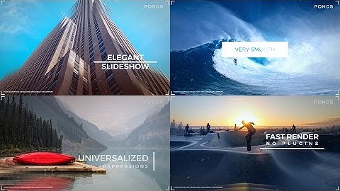 Smooth Parallax Slides After Effects Template