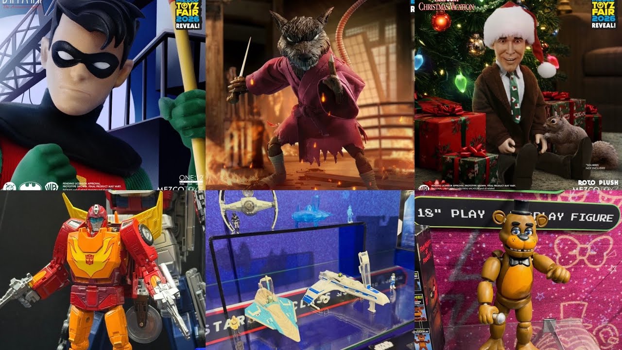 New Mezco Toyz TMNT, Batman Robin, Five Nights at Freddy's & more