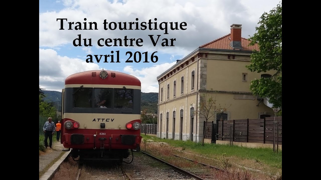 Train touristique du centre Var  Brignoles LC VIDEO