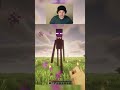 Killing an Enderman unarmed in minecraft day 151 #shorts #viralshorts