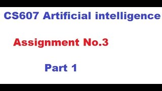 CS607 assignment 3
