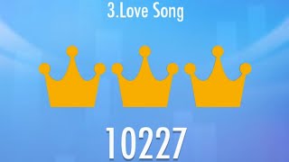 Piano Tiles 2 - Love Song 10227, LEGENDARY Phone Record! (Also 2nd WR) By: @Krc319 screenshot 3