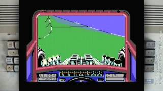 Stunt Car Racer on a Commodore 64