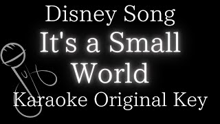 【Karaoke Instrumental】It's a Small World / Disney Song【Original Key】