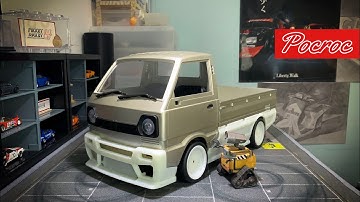 BRAND NEW WPL D12 gets bodykit, deep dish wheels and tires!