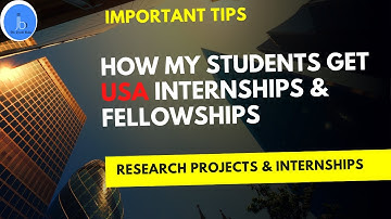 USA Internships & Master Fellowships | Research Training/Project| Dr Jyoti Bala