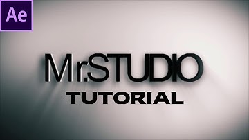AFTER EFFECTS TUTORIAL|HOW TO MAKE A 3D TEXT INTRO|TUTORIAL|TAMIL|NO PLUGIN|Mr.STUDIO