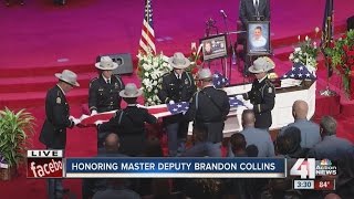 Memorial service for Johnson County deputy Brandon Collins - Remarks -- Deputy Jesse Valdez II