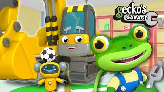Eric The Excavators Service Geckos Garage Trucks For Children Cartoons For Kids