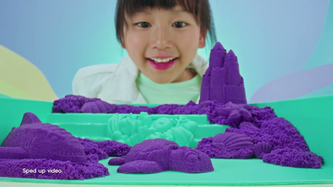 Kinetic Sand Sandbox Set - Purple