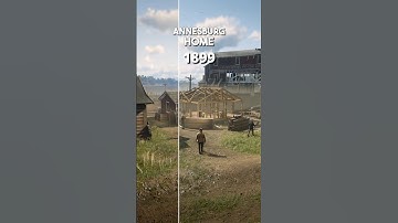RDR2 - Location Changes Comparison 1899 VS 1907 #rdr2 #gaming #reddeadredemption2 #shorts