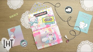 Easy Envelope Flip Book Album Share | Snail Mail Ideas | Little Hot Tamale