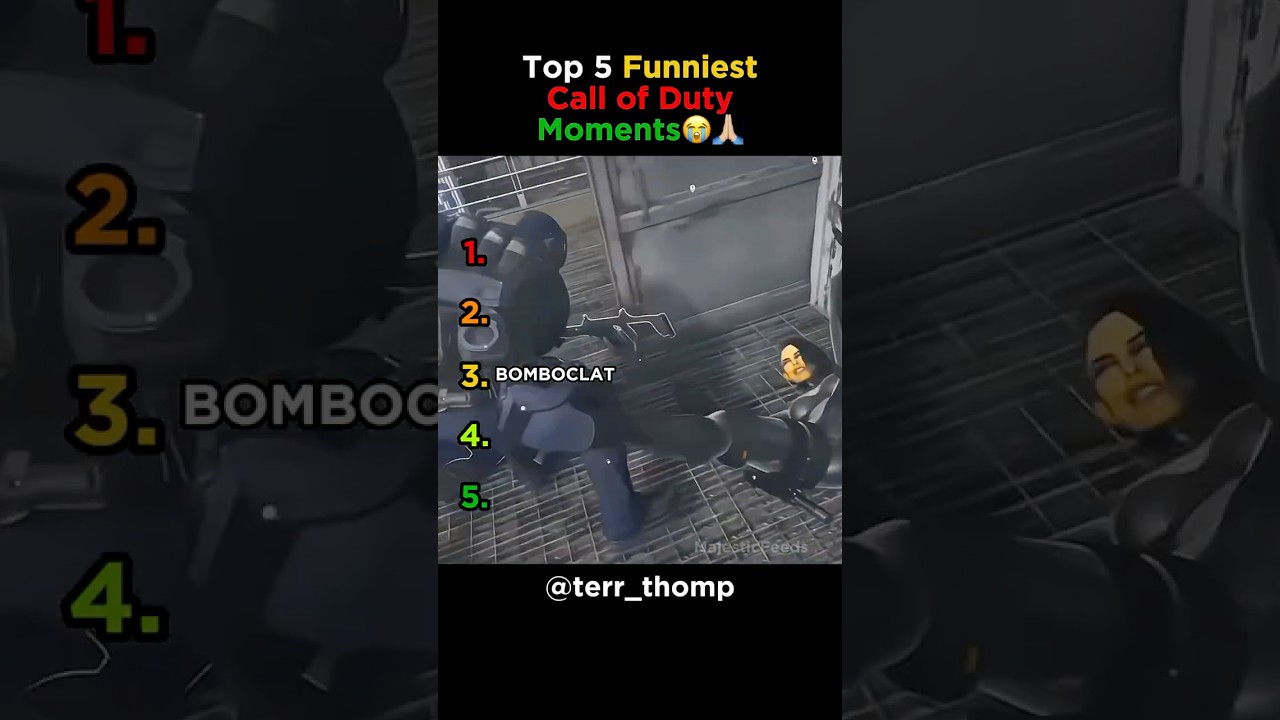 Top 5 FUNNIEST Call of Duty Moments!😂🤣
