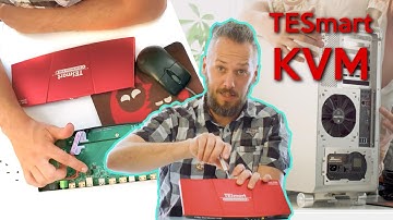 TESmart dual monitor KVM - for when you are too productive for one PC to handle ;)