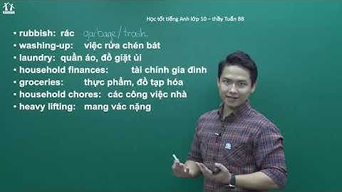 Unit 1: Family life - Getting started - Tiếng Anh lớp 10 - Thầy Tuấn BB - Khóa Học Tốt 10