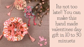 How to Sew Quick and easy Travel Jewelry Pouch/Gift for valentine's day/Mothers day in15 min/#악세사리 백