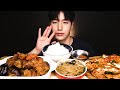 흰쌀밥에 직접 만든 돼지갈비찜 알배추겉절이 먹방(feat.잡채) 한식 BRAISED PORK RIPS & KIMCHI Eating Sounds MUKBANG