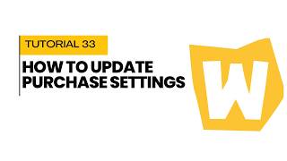 Tutorial 33 : How to Update Purchase settings in Workyss CRM