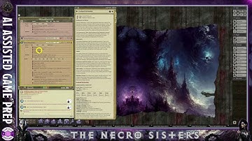 AI Assisted Game Prep The Witherbloom Sisters| 5e Rule Set| FG 4.5.9