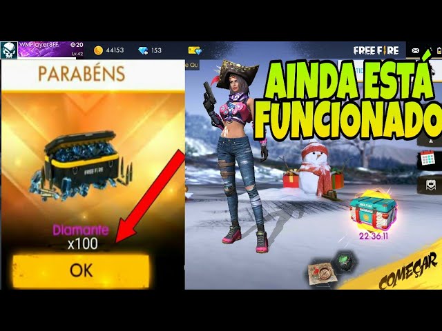 CODIGUIN FF: Código Free Fire de 100 Diamantes ativos para