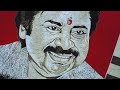 Pawan Kalyan's Portrait Designed With 470 Kg of Silver