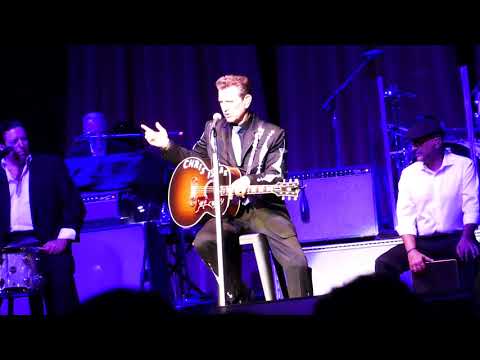 Chris Isaak 'Let Me Down Easy' in concert at The Grove of Anaheim 7-12-2018 Anaheim, California