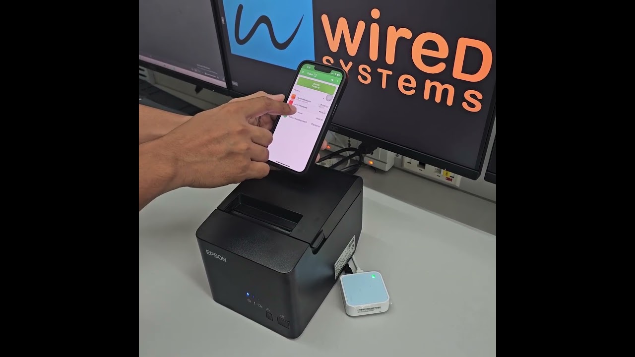 Epson TM-T82X POS Printer WIFI with Loyverse POS software