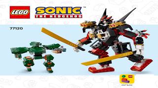 LEGO Instructions - Sonic the Hedgehog - 77120 - Shadow's Mech vs. G.U.N. Trooper - Modern Games
