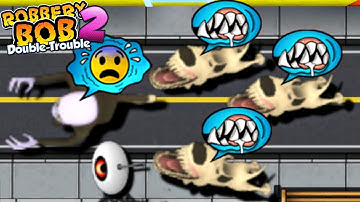 Robbery Bob 2 - Alien Costume Troll All Police Gameplay #11