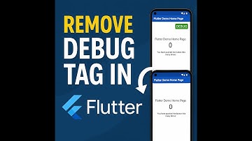 How to Create a New Flutter App in Android Studio & Remove Debug Banner (No Code).