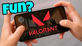 Codm Player Tries Valorant Mobile