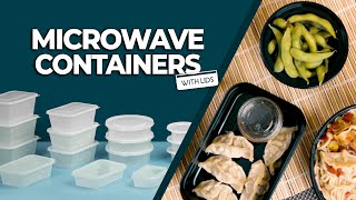 Microwave Containers – Our Strongest, Sturdiest Containers yet from JJ Foodservice