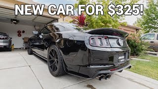 I BOUGHT MY OLD CAR FROM COPART FOR $325?! + WORKING ON THE 5.0