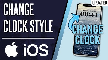 How to Change Lock Screen Clock Style on iPhone (UPDATED For iOS 16/17+)