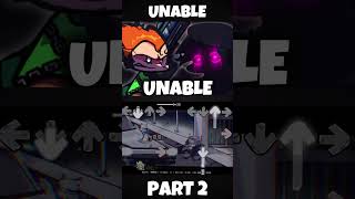 FNF - Unable F-mix V1 [PART 2] (FNF MOD) #shorts