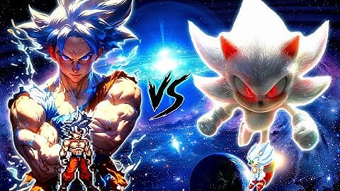 Son Goku DBS V4 OP (all form) VS Sonic TP V4 OP (all form) in Jump Force Mugen