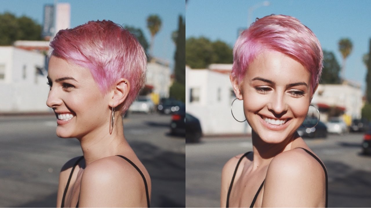 Stavning Rendezvous Fortryd DYEING MY HAIR PINK - YouTube