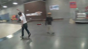 frontside nosegrind 8 stair handrail ROBBED