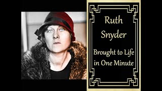 Brought to Life in One Minute - Ruth Snyder (Colorized Photo)