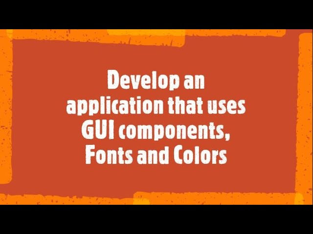 Develop an application that uses GUI components, Font and Colors||Android Studio|| MAD LAB ExNo:1 class=