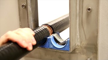 Roxtec BG™ System installed with large coaxial cables