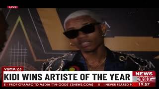 #VGMA23: KIDI Wins Artiste Of The Year