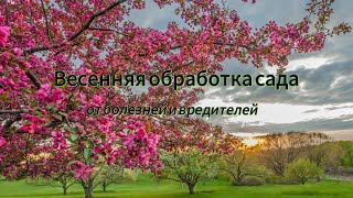 Обработка сада весной