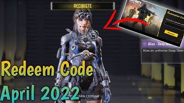 April 2022 Redeem Code Codm | New Redeem Code Codm | Today Redeem Code Codm | Garena Codm Redeem Cod