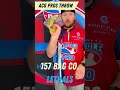 ACO Pros Throw with Nicholas Gardner and 157 Bag Co. #shorts