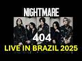 Nightmare band Live - 404 at Anime Friends 2025 Brazil #visualkei #jrock