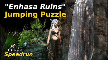 FFXIV - "Enhasa Ruins" Jumping Puzzle Speedrun + Bonus