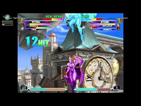 MvC2: Romneto - Storm/Magneto + Dish Network DHC 2x Crossup 100% Sequence .:12.7.25:.