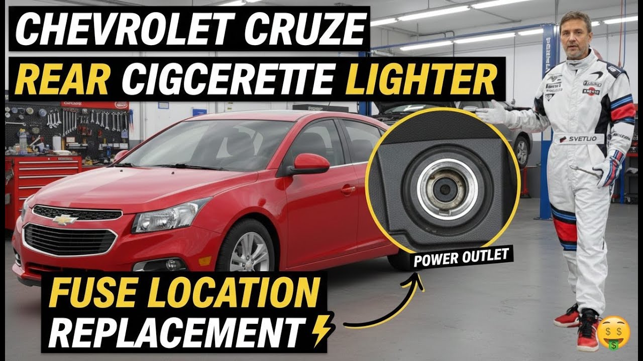 chevy cruze cigarette lighter location Chevrolet Rear 12V Accessory Outlet Fuse Fix GM Genuine Parts 12 Volt Accessory Power Outlet Sockets are designed How to Fix 12V Cigarette