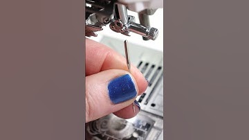 How to change a sewing machine needle